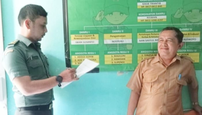 Koramil 2301/Cilegon Laksanakan Puanter Pendataan Ulang Penerima Bantuan Tunai di Dua Kelurahan
