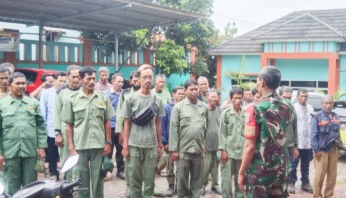 Koramil 2307/Ciwandan Perkuat Pembinaan Wilayah Lewat Pelatihan PBB dan Bela Negara