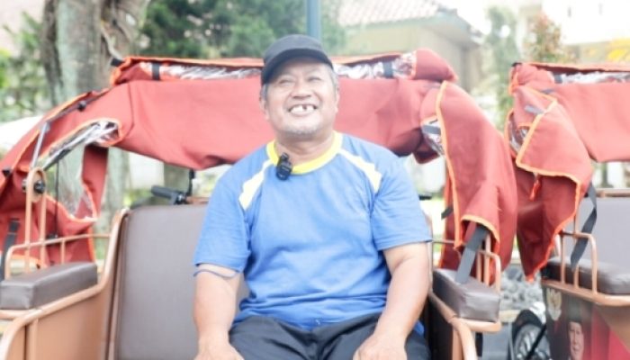 Becak Listrik Prabowo Angkat Harapan Maskur, Penarik Becak 63 Tahun di Purwokerto