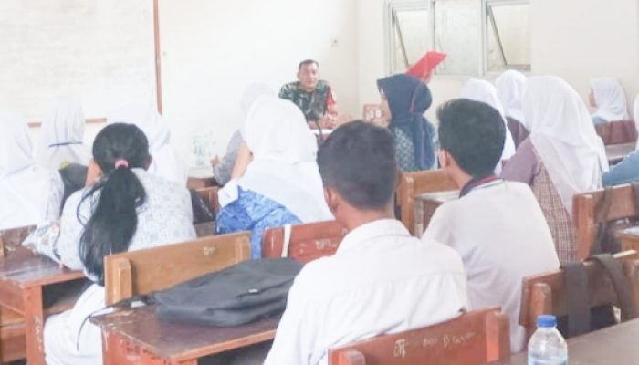 Koramil 2301/Cilegon Gelar Pembinaan Karakter Pelajar di Dua Wilayah Sekolah
