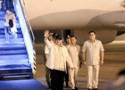 Presiden Prabowo Tiba di Medan Usai Lawatan ke Rusia, Tinjau Penanganan Bencana