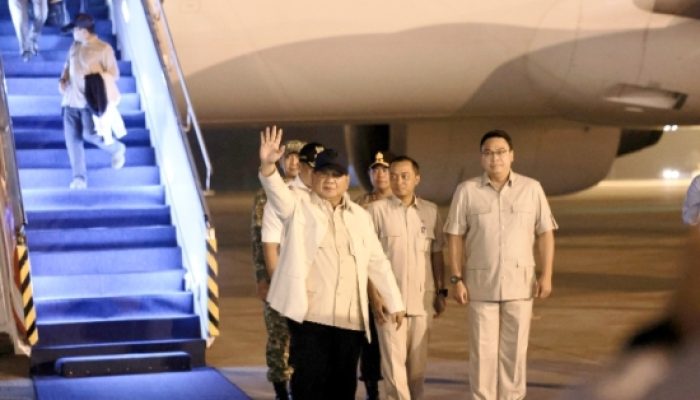 Presiden Prabowo Tiba di Medan Usai Lawatan ke Rusia, Tinjau Penanganan Bencana