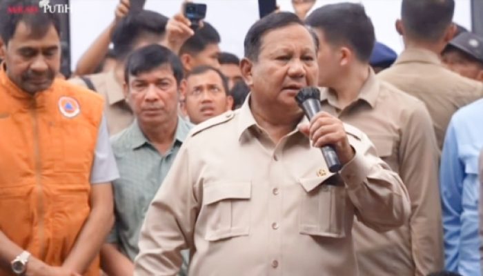 Presiden Prabowo Tinjau Pengungsian di Aceh Tamiang, Janjikan Pemulihan Cepat