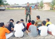 Babinsa Koramil 2301/Cilegon Tanamkan Nilai Bela Negara di Sekolah-sekolah Kota Cilegon