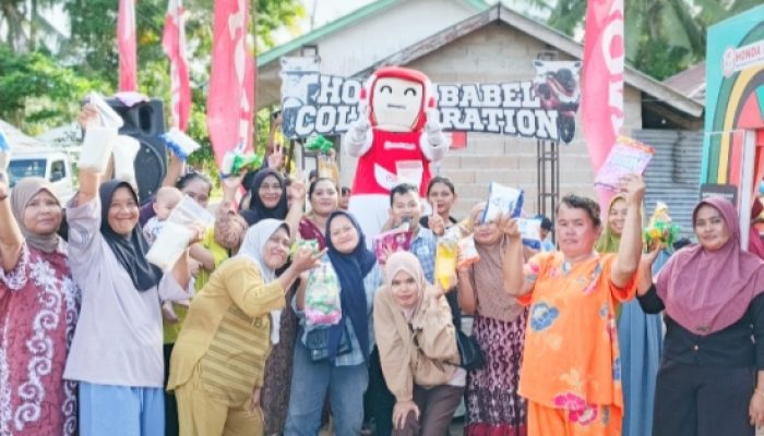 Gantung – Honda Babel menggelar Honda Babel Collaboration 2025 di Lapangan