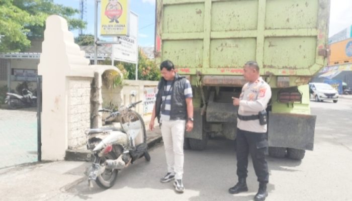 Lakalantas Di Cisoka Lindas Kaki Seorang Ibu, Dumtruk Tanah Gunakan Plat Nomor 2 Beda, Aph Minta Cek Semua Kelengkapan Kendaraan Dan Sopir