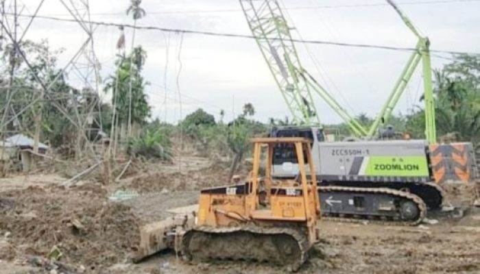 Crane Jadi Tower Darurat, Strategi Cepat Pulihkan Listrik Aceh