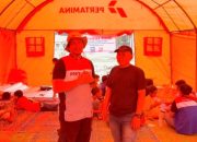 Di Pengungsian, BNPB dan Pertamina Collab Ajak Anak-Anak Aceh Tamiang Main dan Lepas Trauma