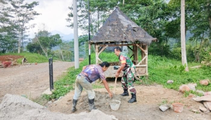 Koramil 2304/Anyar Dampingi Ketahanan Pangan Lewat Bintahwil Pertanian dan Peternakan