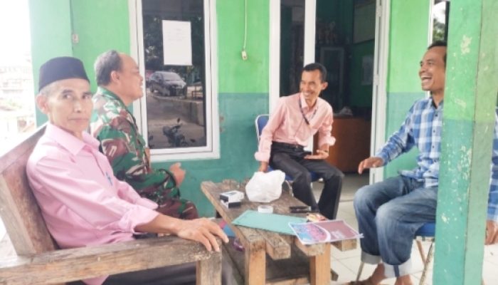 Koramil 2307/Ciwandan Gencarkan Komsos, Ajak Warga Gotong Royong Cegah DBD