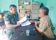 Koramil 2301/Cilegon Laksanakan Giat Puanter Pendataan Tanah Milik Pemerintah di Kecamatan Jombang