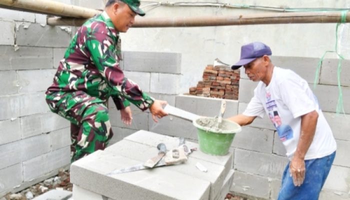 Babinsa Koramil 2303/Pulomerak Gelar Karya Bakti, Perkuat Kepedulian Sosial di Cilegon
