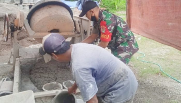 Babinsa Koramil 2304/Anyar Gelar Karya Bakti, Wujud Nyata Kepedulian TNI untuk Masyarakat