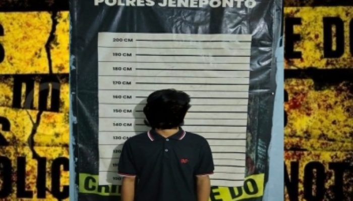 Kurang dari 24 Jam, Polres Jeneponto Tangkap Tiga Remaja yang Pengancam dengan Busur
