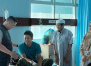 Polri Untuk Masyarakat, Kapolres Maros Jenguk Aco, Cleaning Service Di Polres Maros