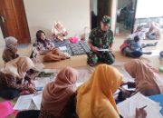 Babinsa Koramil 2306/Mancak Aktifkan Puanter, Dukung Pendataan Stunting dan Warga Kurang Mampu