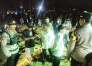 Patroli Gabungan Sambut Malam Tahun Baru, 2 Panggung exsotic Tanpa Ijin Di Bubarkan Dan 8 Karton Petasan Diamankan Polisi Polsek Cisoka
