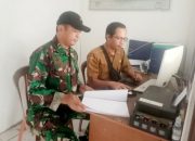 Babinsa Koramil 2306/Mancak Perkuat Data Kewilayahan Lewat Kegiatan Puanter di Dua Desa