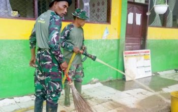 Jelang Semester Baru, Pembersihan Sekolah di Pidie Jaya hingga Aceh Tamiang Dikebut