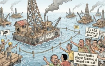 CV AGA Bekerja di Luar IUP, Potret Konflik Wilayah Tambang di ‘Negeri Icak Icak