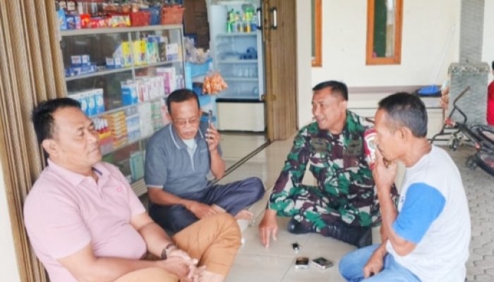 Babinsa Koramil 2301/Cilegon Sigap Dampingi Warga Terdampak Bencana Akibat Cuaca Ekstrem