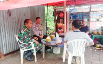 Babinsa Koramil 2307/Ciwandan Perkuat Komsos, Ajak Warga Ciwandan Gotong Royong Cegah DBD