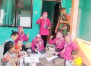Babinsa Koramil Ciwandan Aktif Dukung Imunisasi Balita Lewat Kegiatan Puanter
