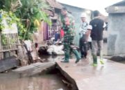 Babinsa Cilegon Sigap Lakukan Puanter, Pantau dan Bantu Warga Terdampak Banjir