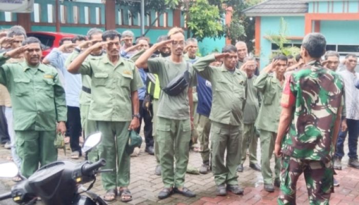 Babinsa Koramil Ciwandan Perkuat Disiplin dan Bela Negara Lewat Bintahwil di Cilegon