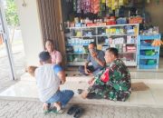Babinsa Koramil Ciwandan Perkuat Komsos, Dorong Keamanan dan Kebersihan Lingkungan Warga