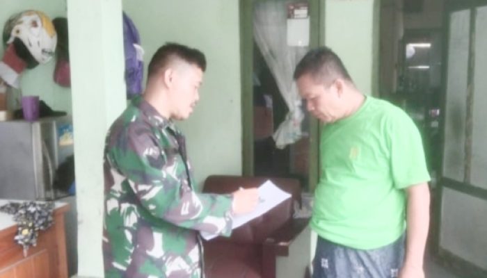 Babinsa Koramil 2304/Anyar Gencarkan Puanter untuk Dukung Ketahanan Wilayah