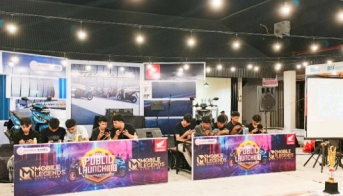 Turnamen pelajar digelar saat Regional Public Launching Honda Vario 125 Belitung