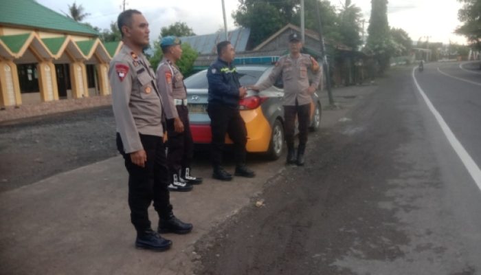 Polsek Batang Laksanakan Patroli Subuh, Cegah Balapan Liar di Jalan Poros Tarowang