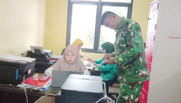 Babinsa Koramil Bojonegara Aktif Dukung Ketertiban dan Pendataan Wilayah Lewat Puanter