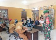 Babinsa Koramil 2303/Pulomerak Intensifkan Puanter, Data Siswa dan Pantau Harga Sembako di Cilegon