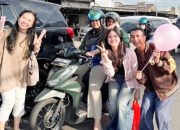 Kegiatan Hari Valentine sasar pengendara Honda di titik strategis keramaian Bangka Belitung