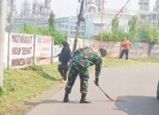 Babinsa Koramil 2307/Ciwandan Kompak Bersama Warga, Bangun Rumah hingga Bersihkan Lingkungan