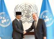 Bertemu Menlu Sugiono, Sekjen PBB Dukung Peran Indonesia di Board of Peace