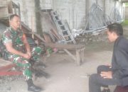 Babinsa Koramil 2307/Ciwandan Aktif Komsos, Bahas Tarawih Keliling dan Siskamling di Citangkil