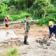 Babinsa Koramil 2303/Pulomerak Gencar Karya Bakti, Bangun Sarana Olahraga dan Drainase di Cilegon