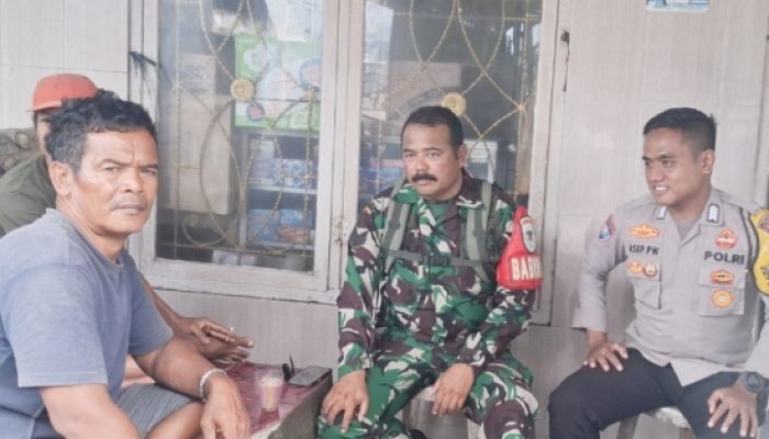Babinsa Koramil 2302/Bojonegara Gencar Komsos, Perkuat Keamanan dan Budaya Gotong Royong