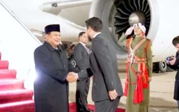 Prabowo Tiba di Yordania, Disambut Jet Tempur F-16 dan Putra Mahkota Kerajaan