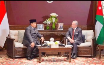 Prabowo dan Raja Yordania Tegaskan Komitmen Solusi Dua Negara untuk Perdamaian Palestina