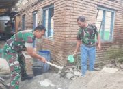 Babinsa Koramil 2303/Pulomerak Latih PBB Satpam di Tamansari dan Mekarsari