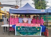 Tebar Berkah Ramadan, Sat Resnarkoba Polres Maros Bagikan Takjil Dan Beri Santunan Kepada Santri