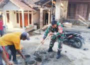 Babinsa Koramil 2307/Ciwandan Gotong Royong Bangun Rumah Warga, Wujud Kepedulian TNI di Tengah Masyarakat