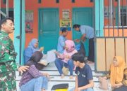 Babinsa Koramil Cilegon Dampingi Distribusi MBG dan Awasi Panen Padi di Wilayah Binaan