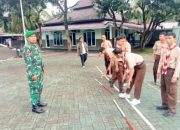 Babinsa Koramil 2305/Cinangka Laksanakan Bintahwil Pendataan Warga Baru dan Pembinaan Pramuka