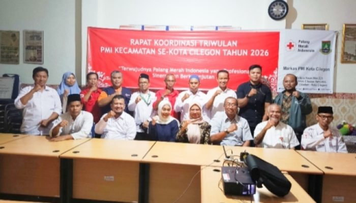 Perkuat Pengabdian Kemanusiaan, PMI Kota Cilegon Gelar Rakor Bersama PMI Kecamatan