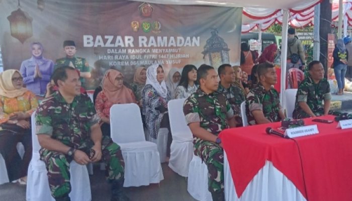 Kodim 0623/Cilegon Gelar Bazar Ramadhan, Sediakan Sembako Murah untuk Sambut Idul Fitri 1447 H